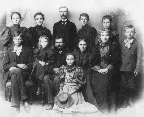 Simon Cadwell's family 1892