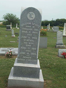 William and Cynthia Levitt grave