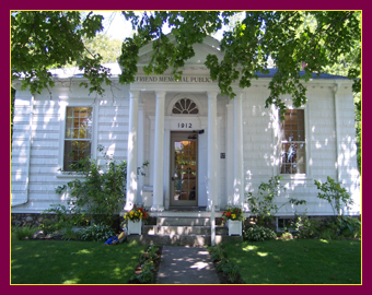 E. B. White summered in Brooklin for many years and enjoyed this library