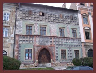 This beautiful old building in Levoca has yet to be restored, but it will be.