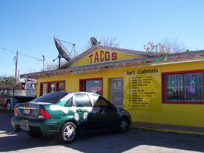 View of Jay's Cafeteria, San Antonio, Texas, 2003.