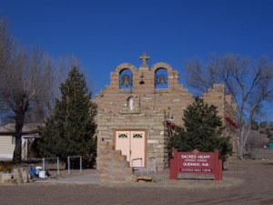 Sacred Heart parish church of Quemado New Mexico