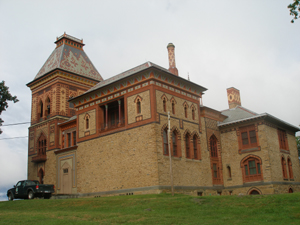 Part of the exterior of Frederic Church's Olana