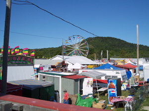 View of the midway
