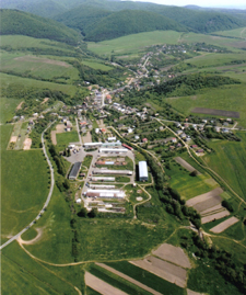 Aerial view of Sarisske Sokolovce