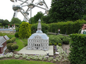 Mini-Europe with the Atomium in the background