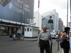 At Checkpoint Charlie