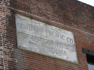 The oldest surviving warehouse had this sign