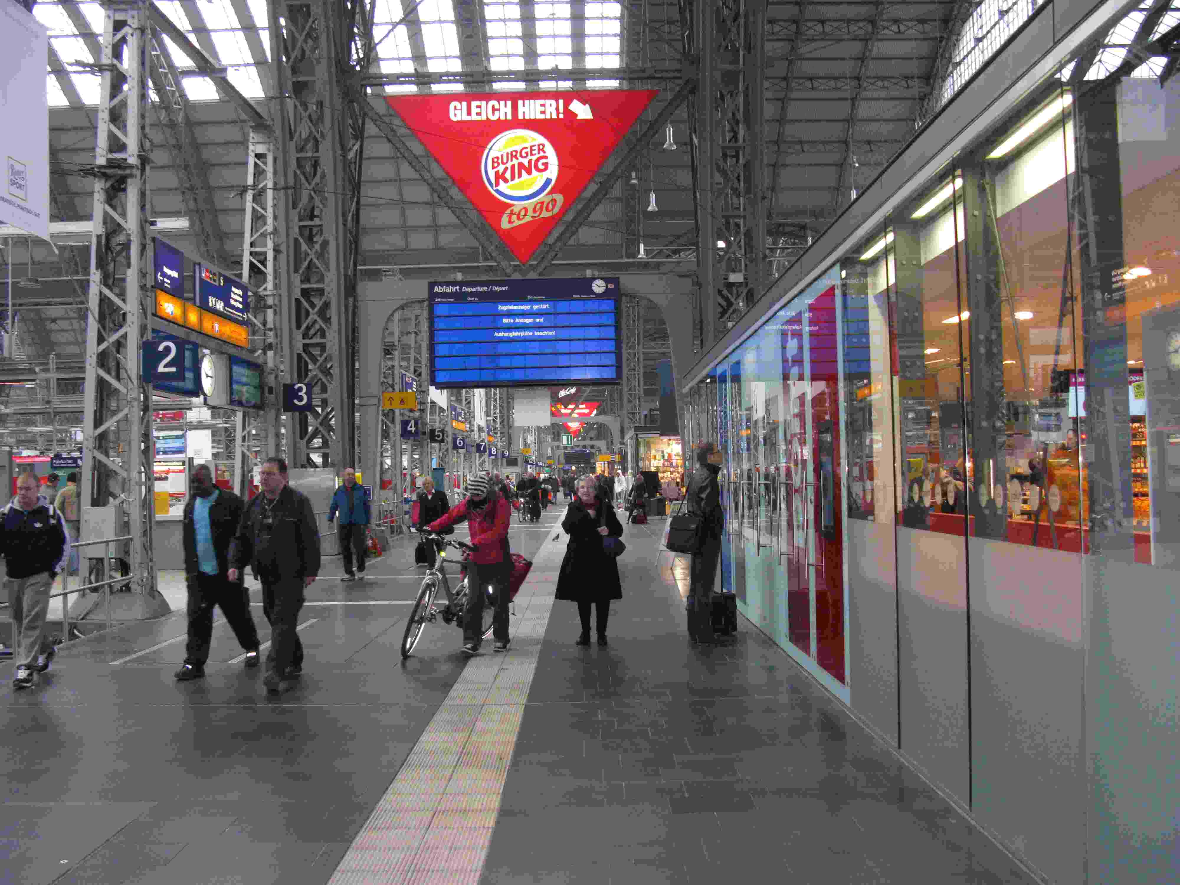 The Frankfurt Hauptbahnhof