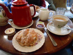 tea and a scone