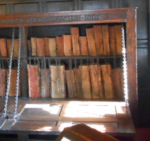 Ancient chained books