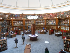 Reading room, new library