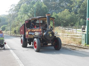 A steam truck at Beamish