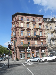 A four story nineteenth century decorated building